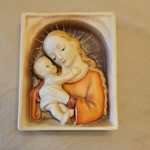 Hummel Madonna and Child Ceramic Wall Art